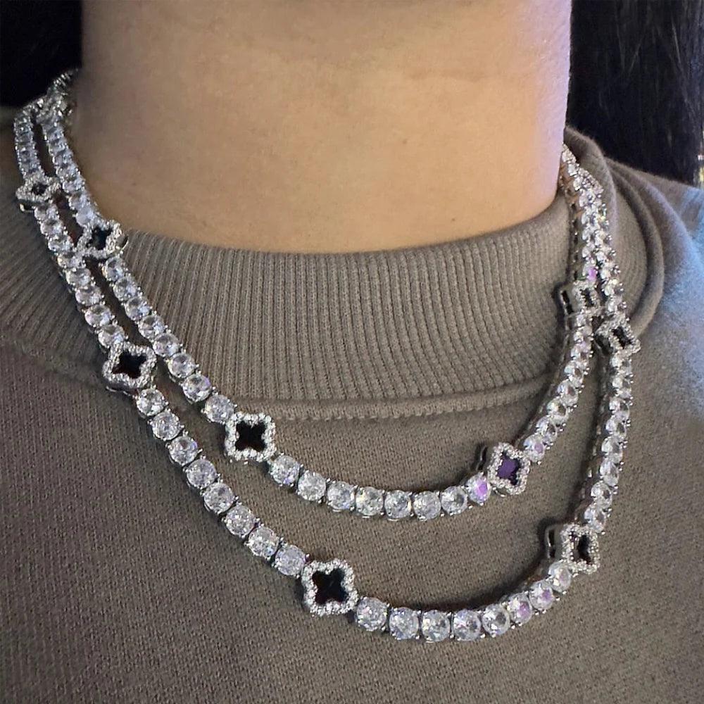 Corrente 4mm Riviera Trevo TS Jewels