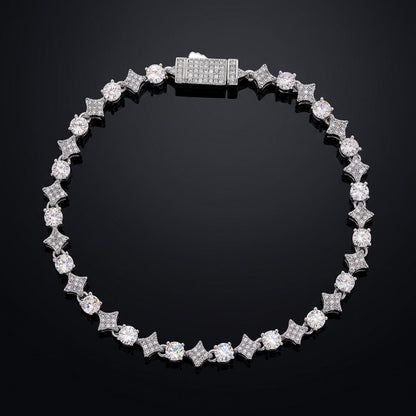 Pulseira de tênis Iced Out Star