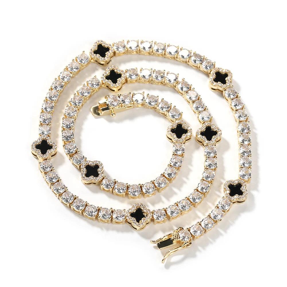 Corrente 4mm Riviera Trevo TS Jewels