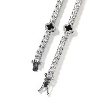 Corrente 4mm Riviera Trevo TS Jewels