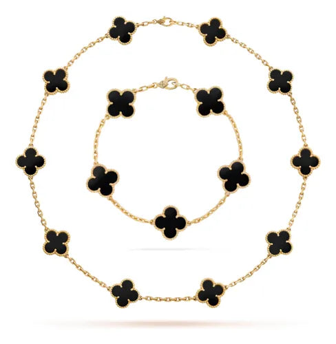 Colar Choker Trevo + Pulseira (Brinde)