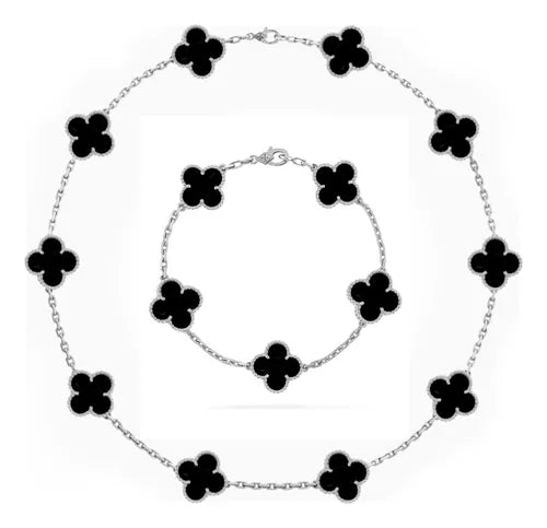 Colar Choker Trevo + Pulseira (Brinde)