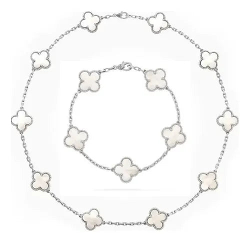Colar Choker Trevo + Pulseira (Brinde)