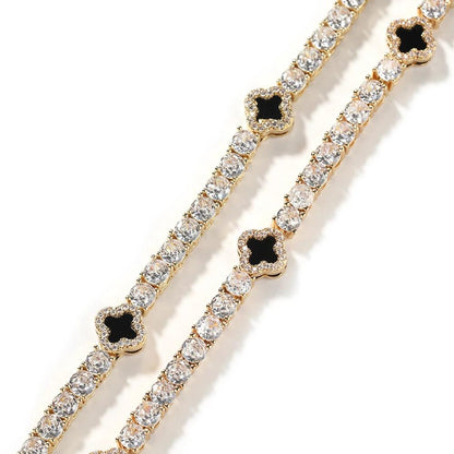PULSEIRA 4MM RIVIERA TREVO TS Jewels