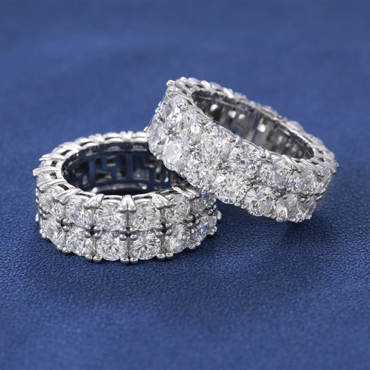 ANEL ICED DOUBLE ROW TENNIS