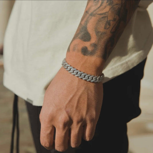 10MM PULSEIRA DIAMOND PRONG LINK