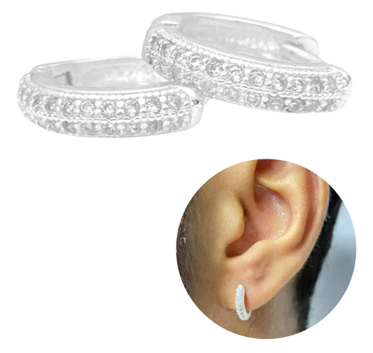 Argolas Cravejas Finas NJR