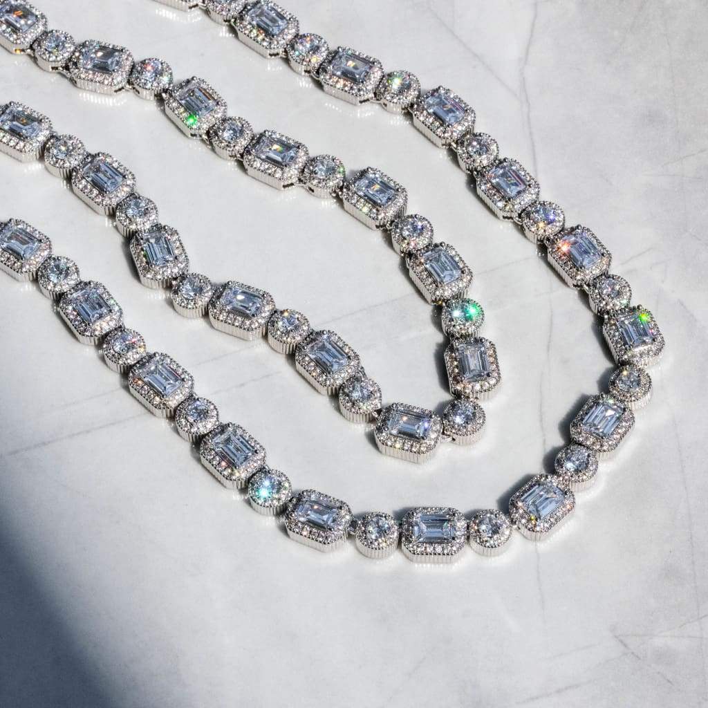 CORRENTE EMERALD CLUSTERED TENNIS