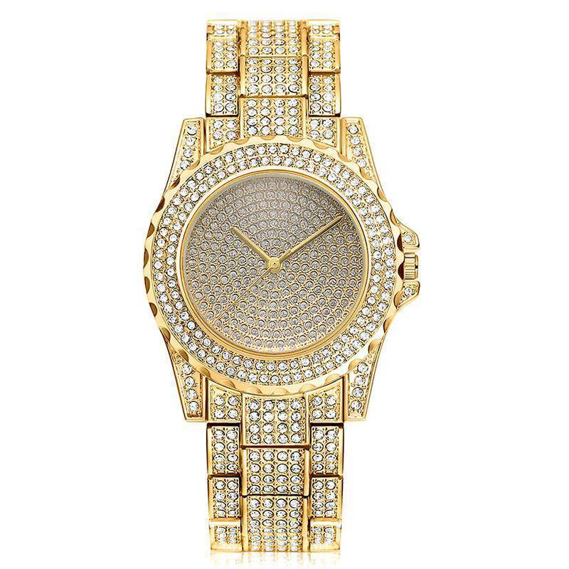 Relógio Iced Out Crystal Cravejado