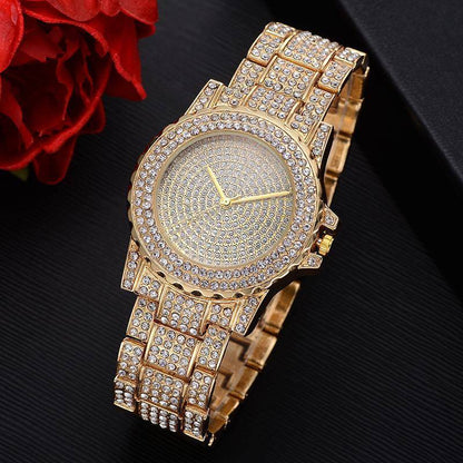 Relógio Iced Out Crystal Cravejado
