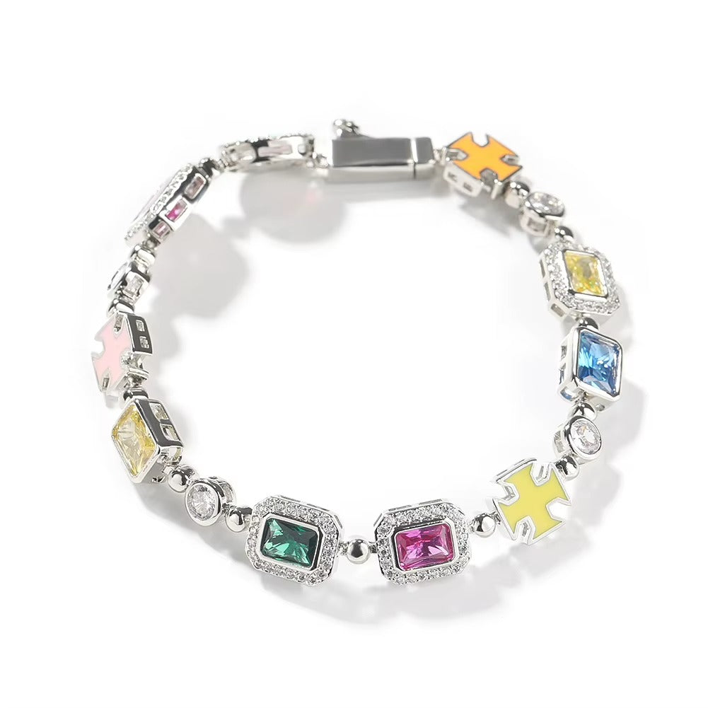 PULSEIRA PEDRAS MÚLTIPLAS PREMIUM TS(8MM)