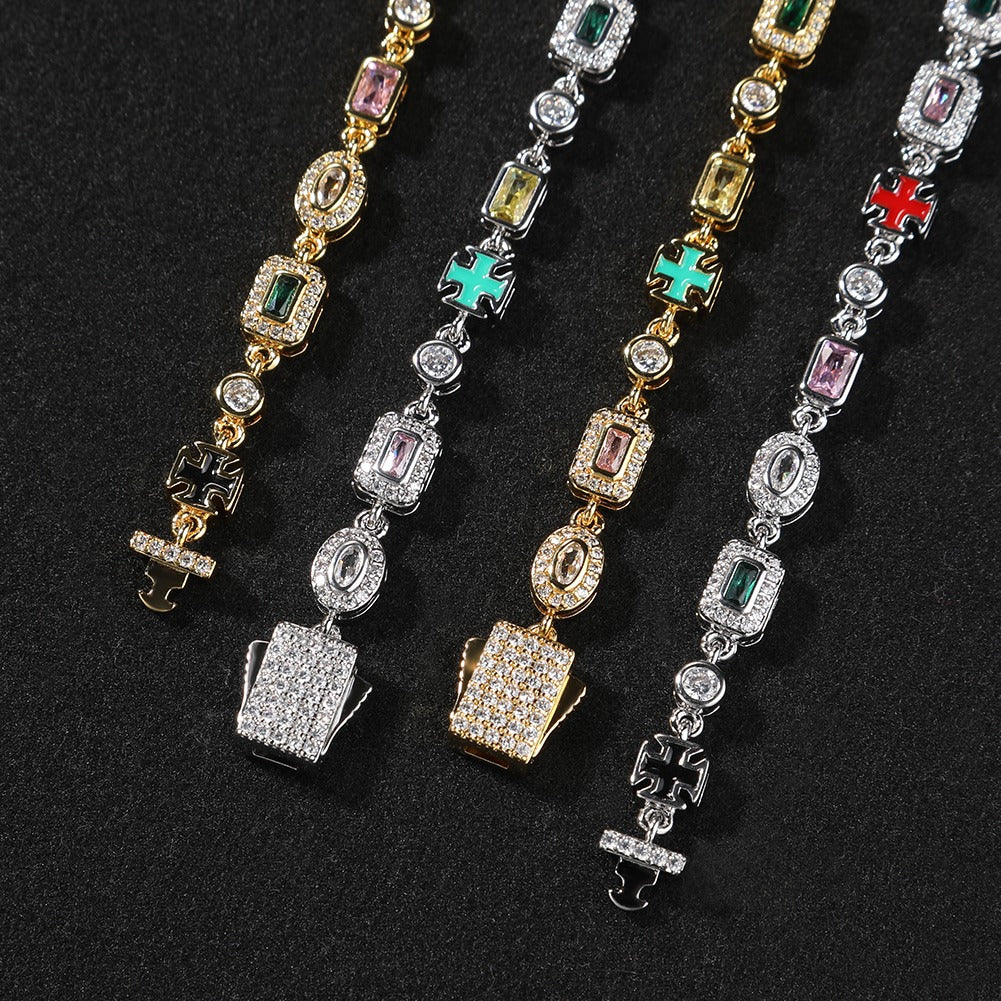 Pulseira Pedras Múltiplas TS (6MM)