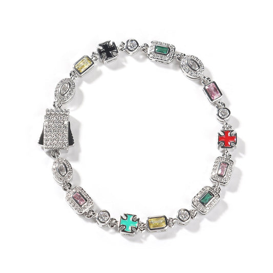 Pulseira Pedras Múltiplas TS (6MM)
