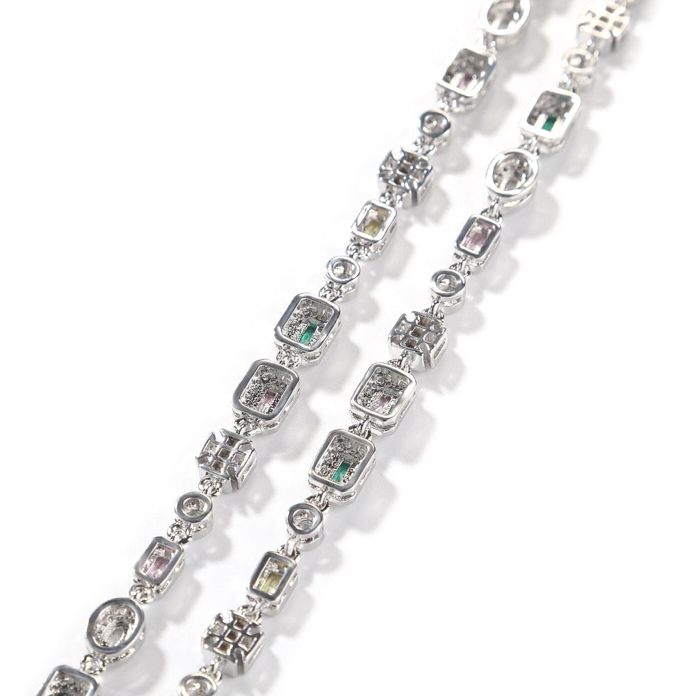 Pulseira Pedras Múltiplas TS (6MM)