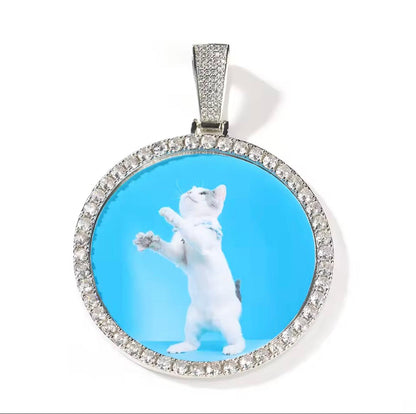 Pingente TS Jewels Foto Personalizado e CORRENTE ROPE DE BRINDE