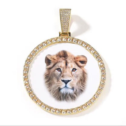 Pingente TS Jewels Foto Personalizado e CORRENTE ROPE DE BRINDE