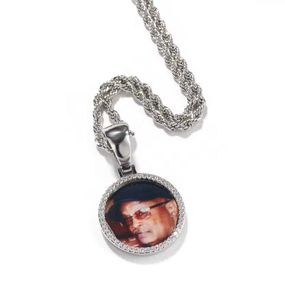 Pingente TS Jewels Foto Personalizado e CORRENTE ROPE DE BRINDE