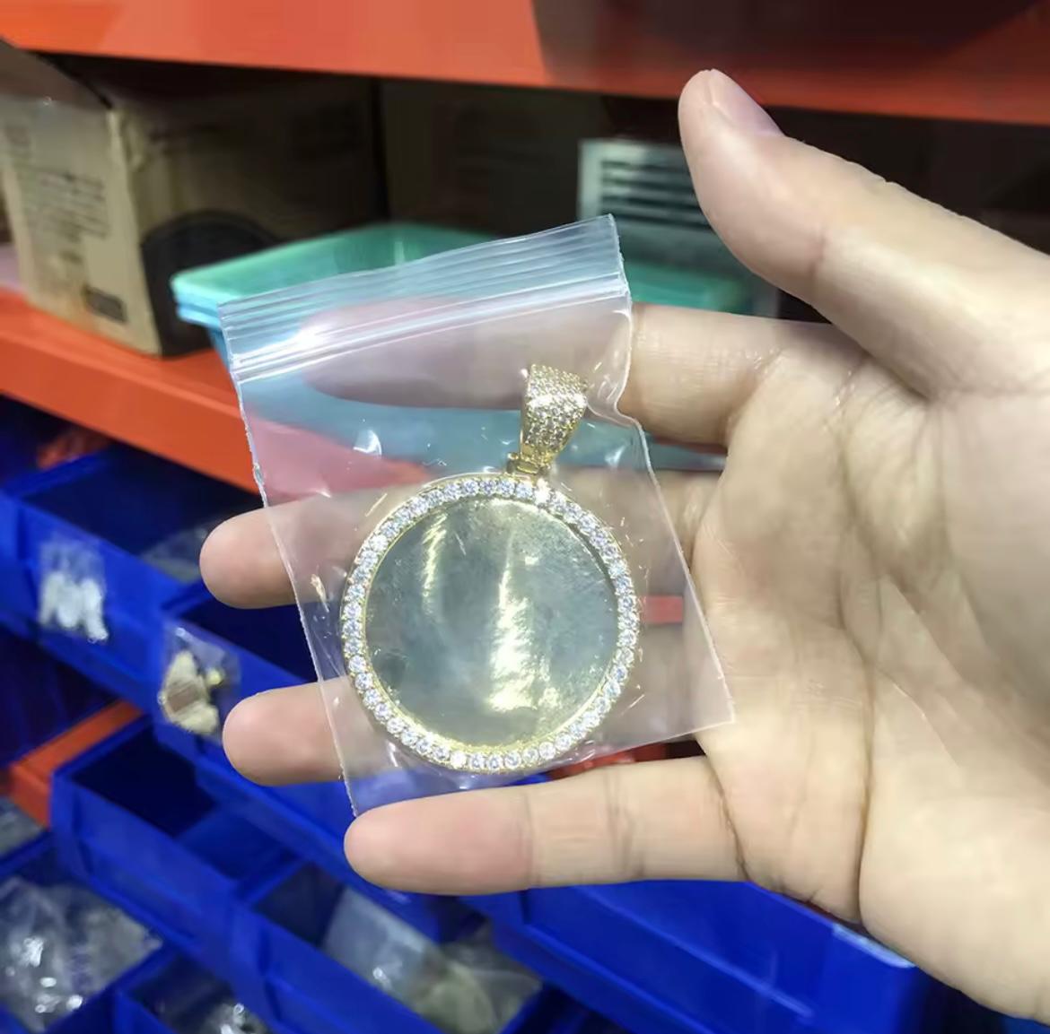 Pingente TS Jewels Foto Personalizado e CORRENTE ROPE DE BRINDE