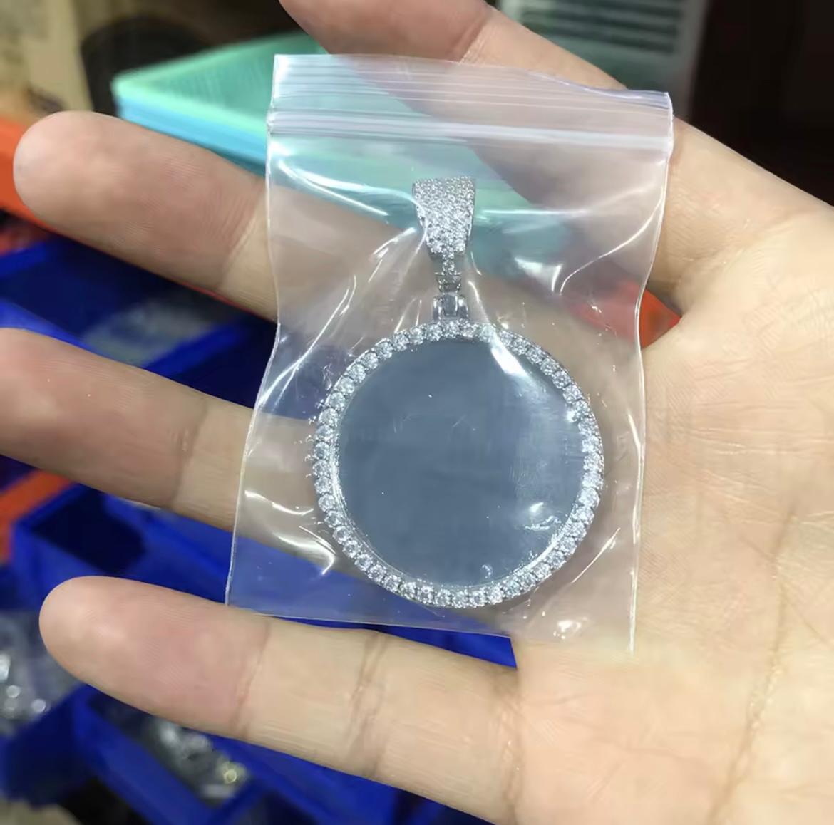 Pingente TS Jewels Foto Personalizado e CORRENTE ROPE DE BRINDE