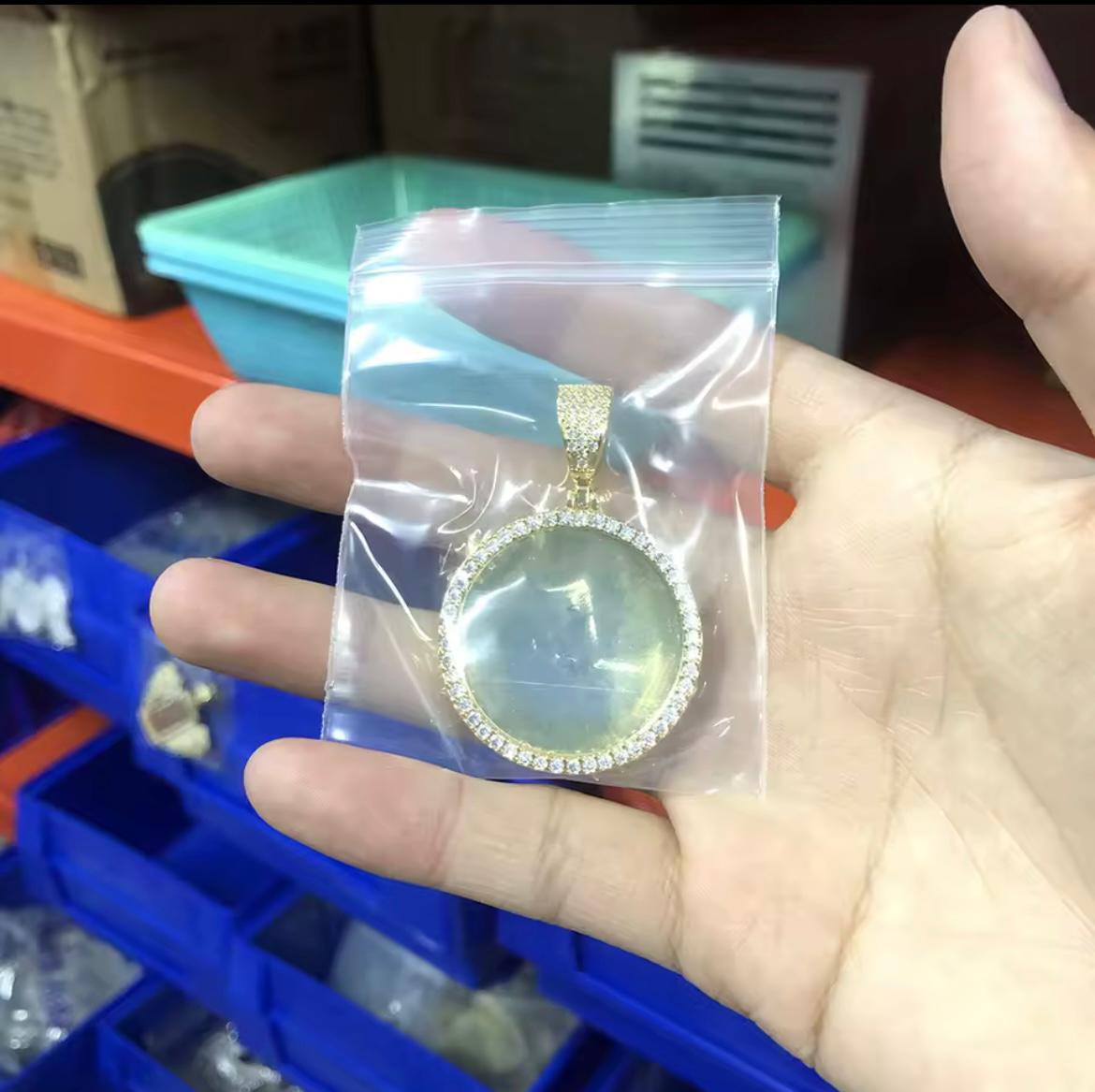 Pingente TS Jewels Foto Personalizado e CORRENTE ROPE DE BRINDE