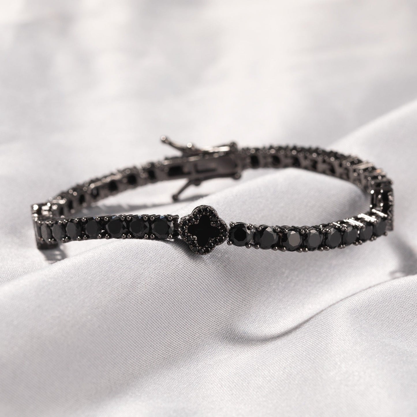 PULSEIRA 4MM RIVIERA TREVO TS Jewels