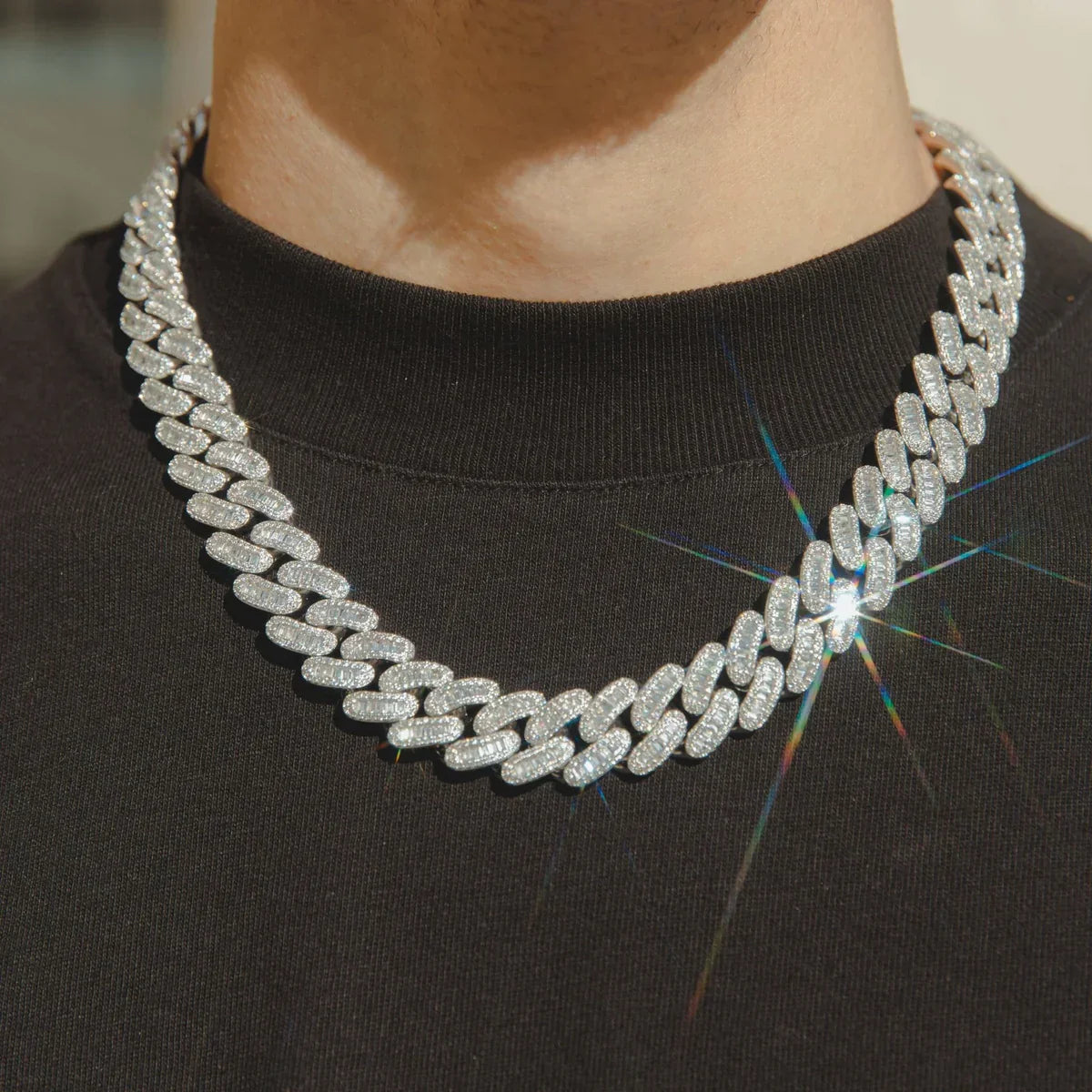 15MM CORRENTE BAGUETTE CUBAN LINK