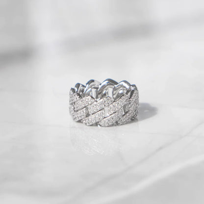 ANEL DIAMOND PRONG - PRATA 925