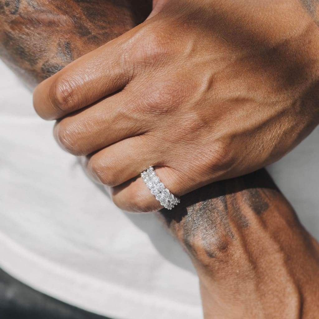 ANEL ICED DOUBLE ROW TENNIS