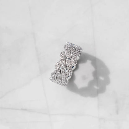 ANEL DIAMOND PRONG - PRATA 925