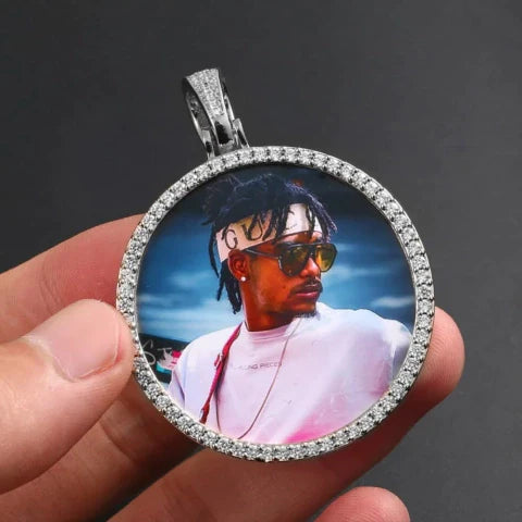 Pingente TS Jewels Foto Personalizado e CORRENTE ROPE DE BRINDE