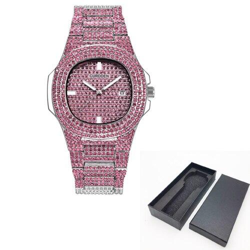 Relógio Ice Luxury Rosa